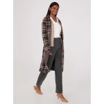 Front Pintuck Straight Leg Long Length Twill Pants