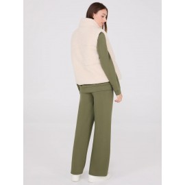 High Collar Sherpa Vest