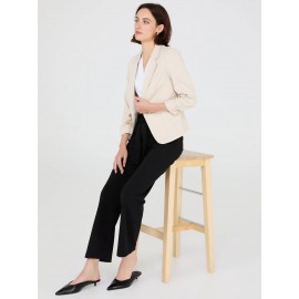 3/4 Ruched Sleeve Blazer