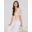 Printed Sweetheart Neckline Top With Puff Sleeves