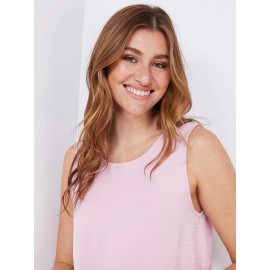Sleeveless Textured Blouse