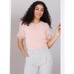 Clip Dot Short Sleeve Blouse