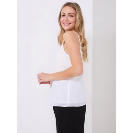 Mesh V-Neck Tank Top