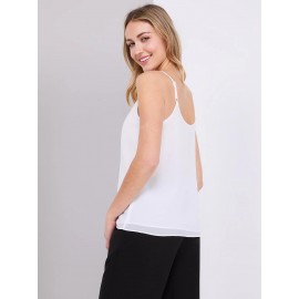Mesh V-Neck Tank Top