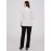 Striped 3/4 Sleeve Linen Blazer