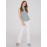 Sleeveless Print Button-Front Blouse
