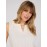 Sleeveless Textured Split Neck Top
