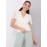 Lace Cross-Front Top With Flutter Sleeves