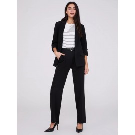 Pleated Wide-Leg Pants