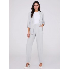 Pleated Wide-Leg Pants