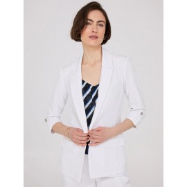 3/4 Sleeve Open Blazer