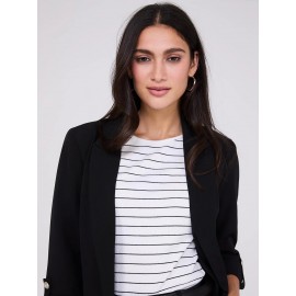 3/4 Sleeve Open Blazer