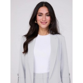 3/4 Sleeve Open Blazer