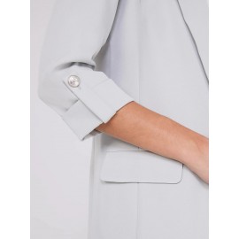 3/4 Sleeve Open Blazer