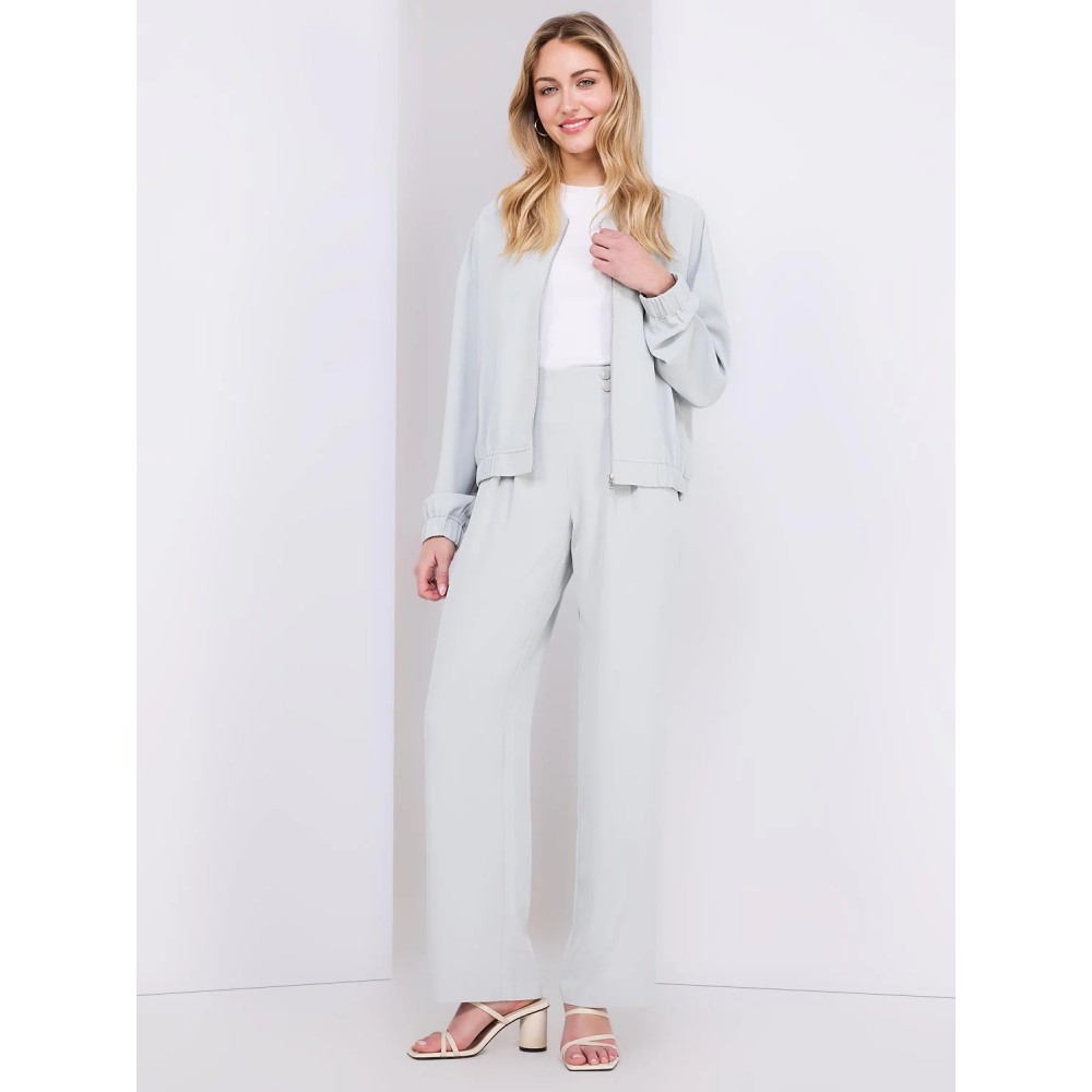 4-Button Wide Leg Pants