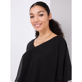 Layered Chiffon Blouse