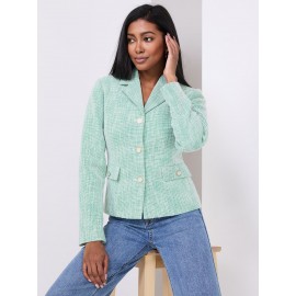 3-Button Boucle Blazer