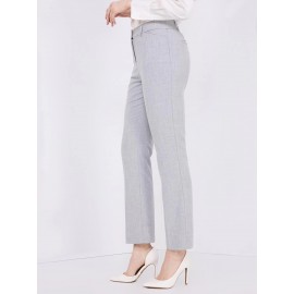 Classic Rise Straight-Leg Trousers