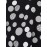 Dot Print Split Neck Blouse