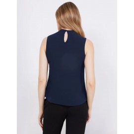 Sleeveless Chiffon Blouse
