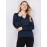 V-Neck Top With Chiffon Balloon Sleeves