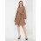 Dot Print Chiffon Fit & Flare Dress