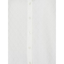 Button-Front Blouse With Wide Sleeves