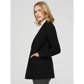 6-Button Open Blazer With Flap Pockets
