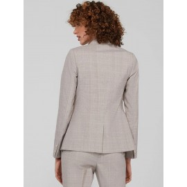 2-Button Blazer With Flap Pockets