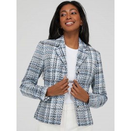 Boucle 3-Button Blazer