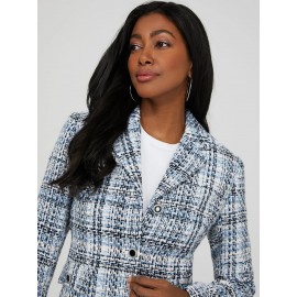 Boucle 3-Button Blazer