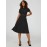 Polka Dot Belted Midi Dress