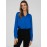 Crepe Chiffon Button-Down Blouse