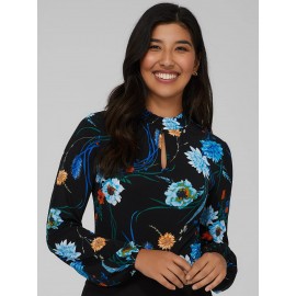 Front Bubble Sleeve Top